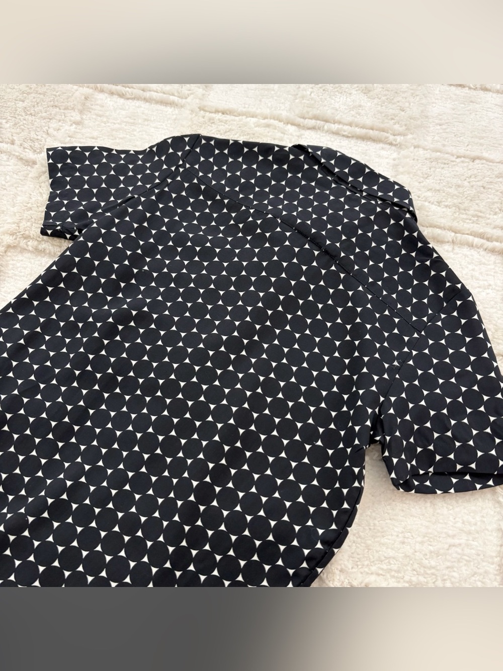 NWT Denim & Flower Black Short Sleeve Shirt Button Down Shirt 9/10 - Picture 7 of 11